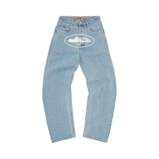 Corteiz Alcatraz Baggy Jeans Stonewash