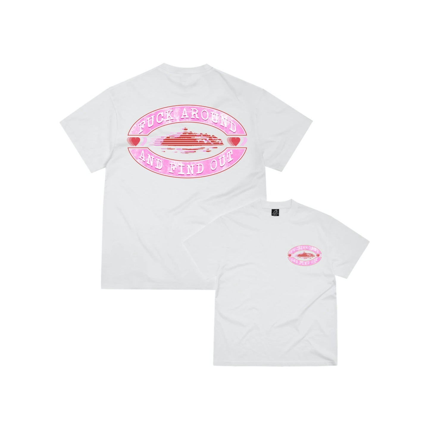 Corteiz Fuck Around Tee Pink