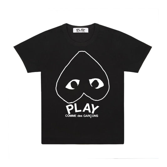 Comme des Garçons Play Print T-Shirt Black / White