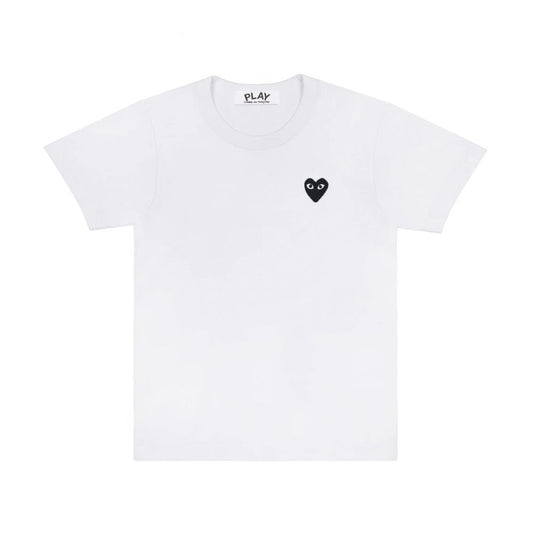 Comme des Garçons Play T-Shirt Black Heart Emblem White