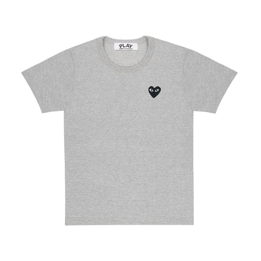 Comme des Garçons Play T-Shirt Black Heart Emblem Grey