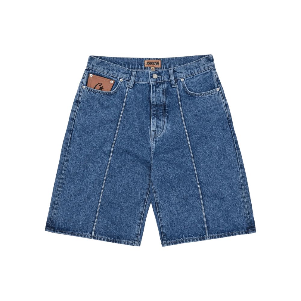 Corteiz C-Star Denim Jorts Faded Blue – Macan Story