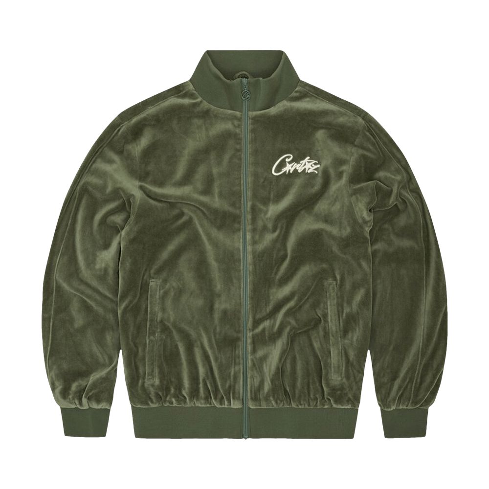 Corteiz VVS Velour Jacket Green