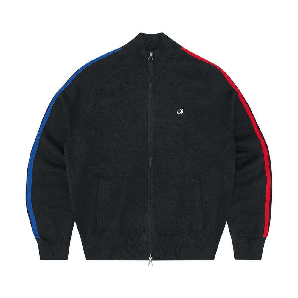 Corteiz VVS Knit Zip Black/Red/Blue